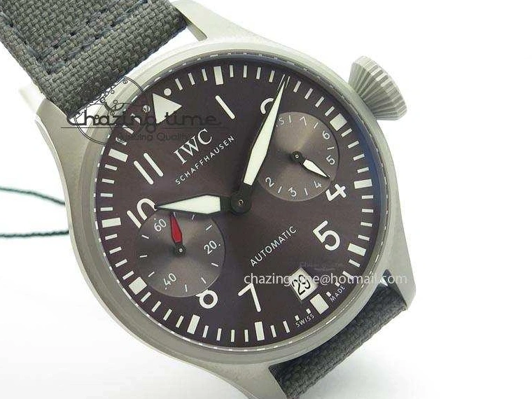 MIROTIME 1230 SunProtective Big Pilot Real PR IW500910 “Patrouille Suisse” ZF 1:1 Best Edition On Gray Nylon Strap 7278